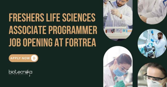 Freshers Life Science Vacancies Latest For Associate Programmer Job Opening at Fortrea - Apply Online