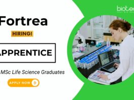 Freshers Job at Fortrea BScMSc Graduates Apply Now for the Apprentice Position