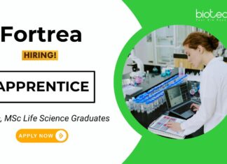 Freshers Job at Fortrea BScMSc Graduates Apply Now for the Apprentice Position