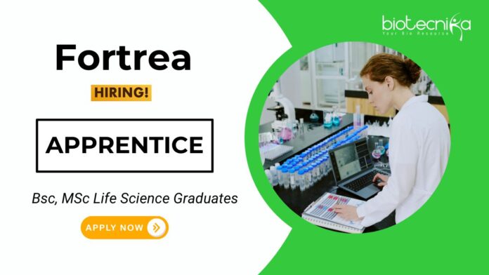 Freshers Job at Fortrea BScMSc Graduates Apply Now for the Apprentice Position