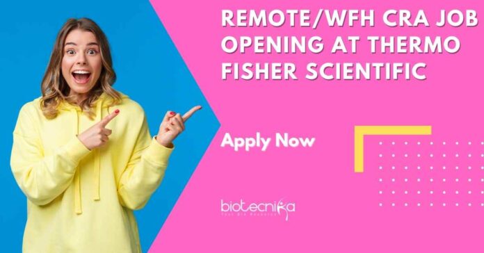 Remote/WFH CRA Job Openings