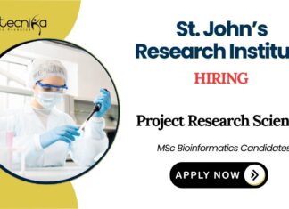Freshers MSc Bioinformatics Jobs at St John's Research Institute Apply Now 