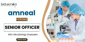 Freshers Microbiology Jobs at Amneal MSc Graduates Apply Now for the Senior Officer Position
