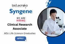 Latest Jobs at Syngene in Bangalore | Life Science Graduates Apply