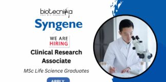 Latest Jobs at Syngene in Bangalore | Life Science Graduates Apply