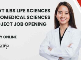 Biomedical Sciences Job Openings at ILBS