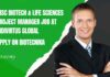 MSc Biotech & Life Sciences Project Manager Job
