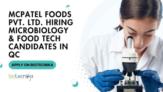 BSc Food Technology Recent Jobs in QC