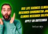 BSc Life Sciences Jobs at Clindus Research Solutions, Apply on Biotecnika