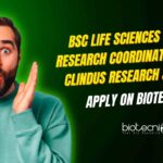 BSc Life Sciences Jobs at Clindus Research Solutions, Apply on Biotecnika