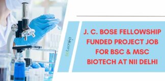 BSc & MSc Biotech Jobs in Delhi at NII