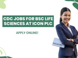 BSc Life Sciences CDC Job Openings at ICON plc