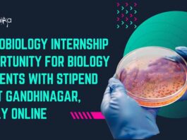 Microbiology Internship IIT Gandhinagar, Apply Online