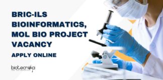 Bioinformatics Job Openings Latest at BRIC-ILS, Apply Online