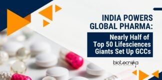 India Powers Global Pharma: Nearly Half of Top 50 Lifesciences Giants Set Up GCCs