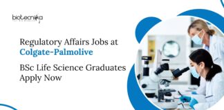 BSc Life Sciences Jobs in Regulatory Affairs at Colgate-Palmolive