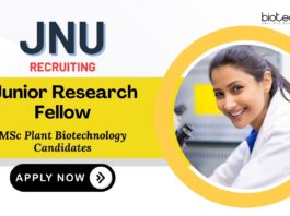 JRF Position Vacancies at JNU | MSc Plant Biotechnology Candidates Apply Now