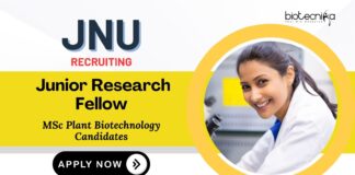 JRF Position Vacancies at JNU | MSc Plant Biotechnology Candidates Apply Now