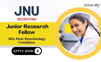 JRF Position Vacancies at JNU | MSc Plant Biotechnology Candidates Apply Now