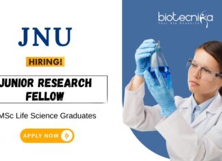 JRF Vacancy at Jawaharlal Nehru University Life Science Graduates Apply Online (1)
