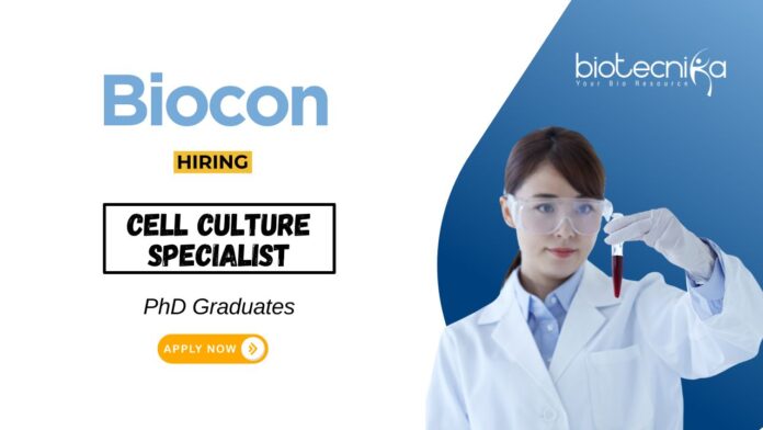 Jobs for PhD Graduates Apply Now for the Cell Culture Specialist Position