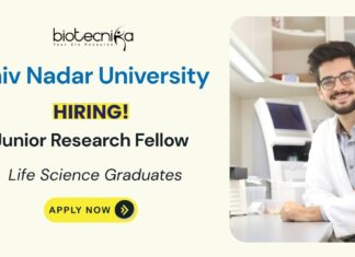 JRF Position at SNU | Life Science Graduates Apply