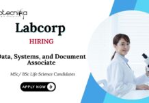 Labcorp Life Science Jobs Apply Now for the Data, Systems, and Document Associate Position