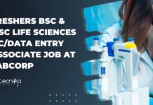 Freshers BSc & MSc Life Sciences QC Jobs