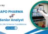  Analyst Job Role at Apotex | MSc Life Science Candidates Apply Now 