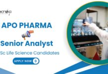  Analyst Job Role at Apotex | MSc Life Science Candidates Apply Now 