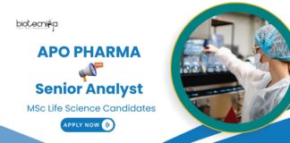  Analyst Job Role at Apotex | MSc Life Science Candidates Apply Now 