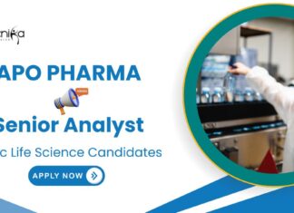  Analyst Job Role at Apotex | MSc Life Science Candidates Apply Now 