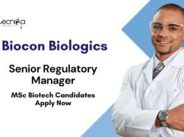 Life Sciences BSc & MSc Job Openings at Biocon Biologics