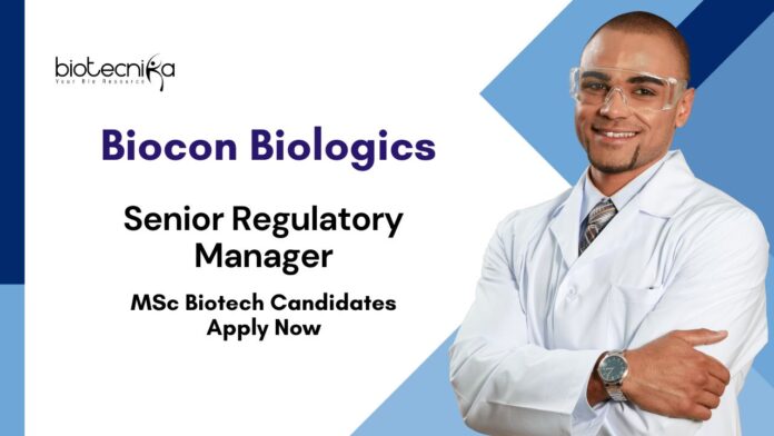 Life Sciences BSc & MSc Job Openings at Biocon Biologics