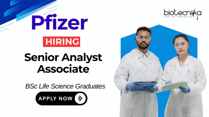 Recent BSc Life Science Jobs at Pfizer | Apply Now for Report Analyst Senior Associate Position