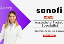 Latest Life Science Jobs at Sanofi | Apply Now for the Associate Project Specialist Position Latest Life Science Jobs at Sanofi Apply Now for the Associate Project Specialist Position