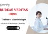 Latest Microbiology Job Vacancies