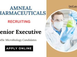 Latest Microbiology Jobs at Amneal Pharmaceuticals Apply Now for Senior Executive Role