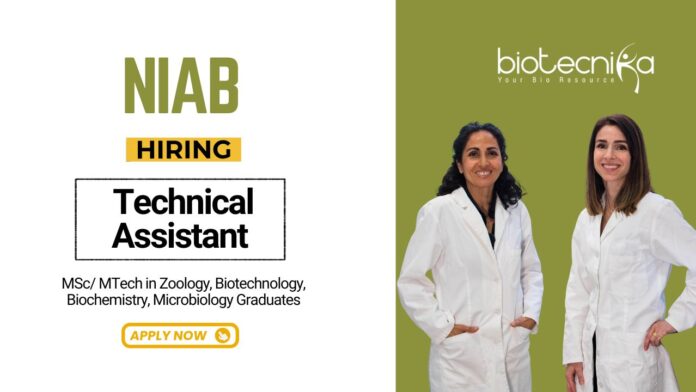 Latest Research Jobs at NIAB Apply Now for the Technical Assistant Position