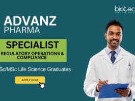 Life Science Job at Advanz Pharma BScMSc Graduates Apply Online (1)
