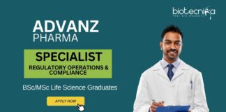 Life Science Job at Advanz Pharma BScMSc Graduates Apply Online (1)