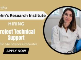Life Science Job at St John's Research Institute Apply Now for Project Technical Support Role