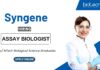 Life Science Job at Syngene MScMTech Graduates Apply Now for the Assay Biologist Role