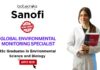 Sanofi Hiring BSc Graduates | Apply Now For Global Environmental Monitoring Specialist Role