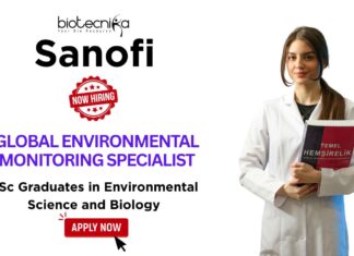 Sanofi Hiring BSc Graduates | Apply Now For Global Environmental Monitoring Specialist Role