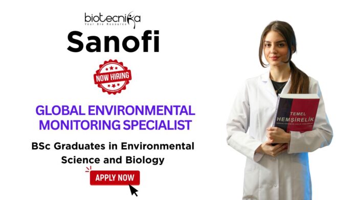 Sanofi Hiring BSc Graduates | Apply Now For Global Environmental Monitoring Specialist Role