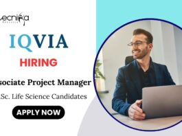 Life Science Jobs at IQVIA | Apply Now for Associate Project Manager Role