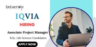 Life Science Jobs at IQVIA | Apply Now for Associate Project Manager Role