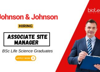 Life Science Jobs at Johnson & Johnson Apply Now for the Associate Site Manager Position