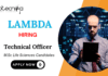 Life Science Jobs at Lambda Therapeutic Research Apply Now for Technical Officer